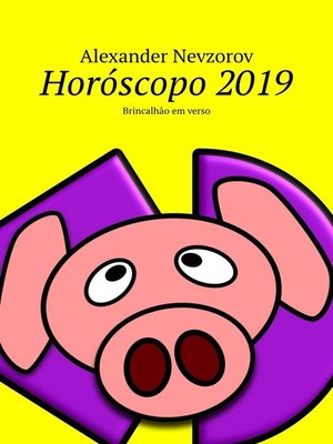 cover image of Horóscopo 2019. Brincalhão em verso